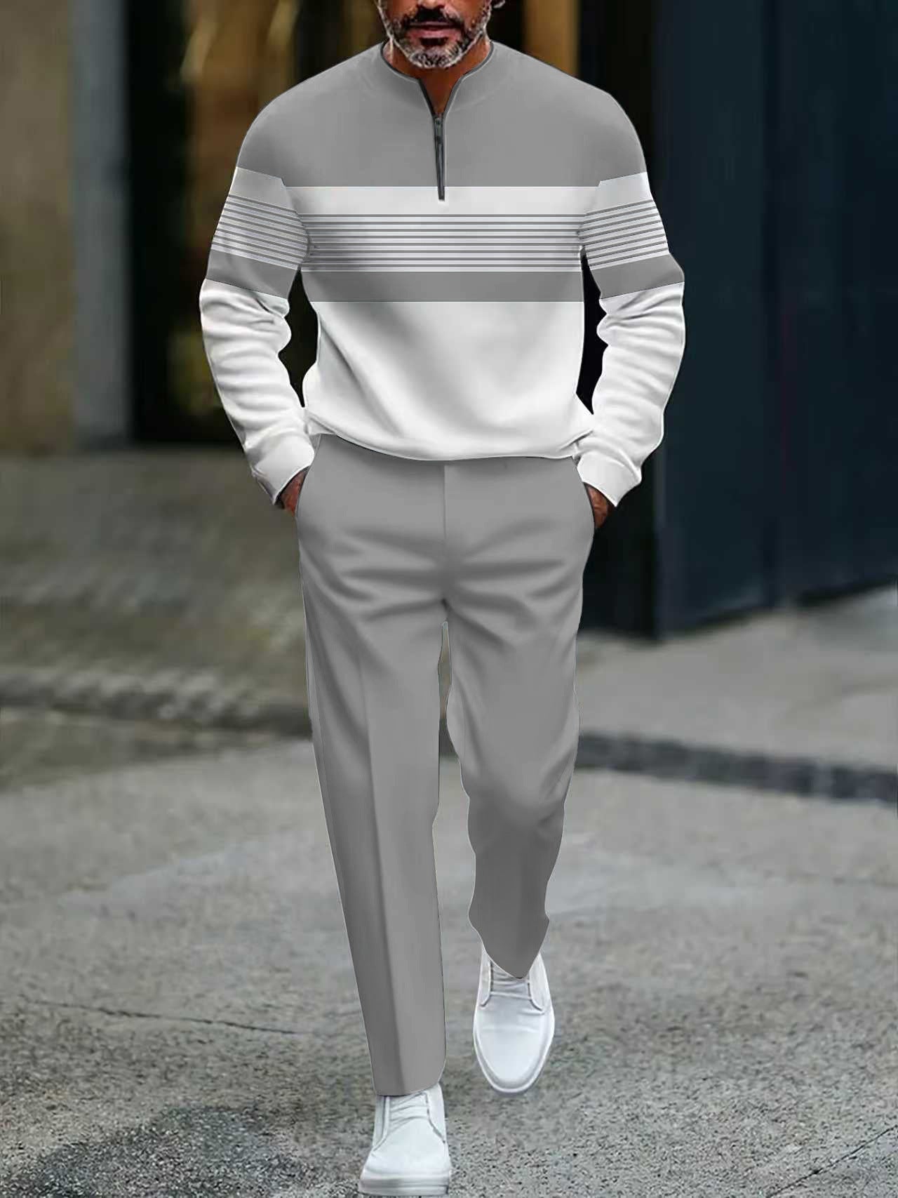 Albert-Conjunto para hombre: suéter y pantalón.
