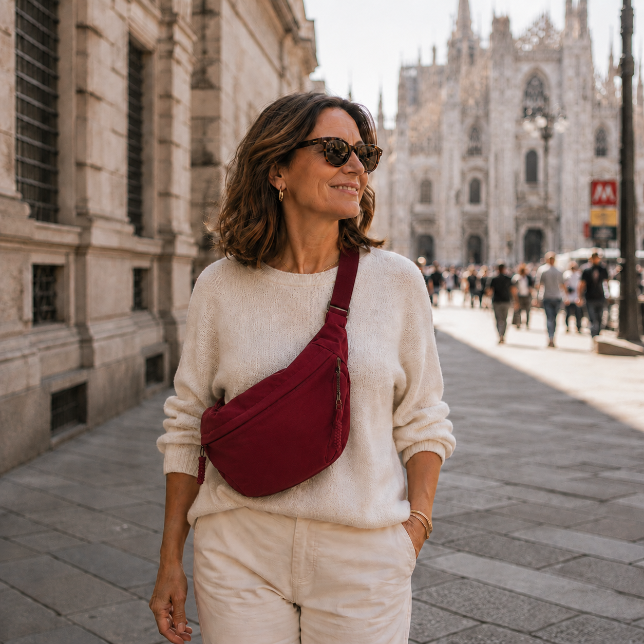 Rosa | Bolsa de hombro roja