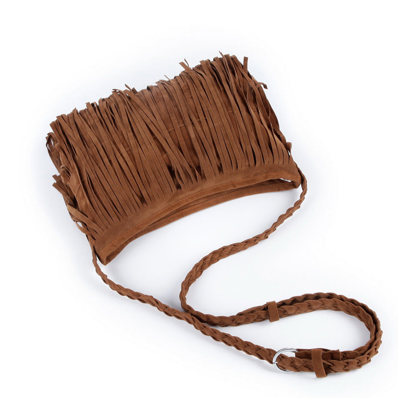 Laura-Bandolera con borlas