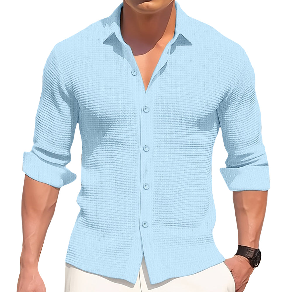 Carlos- Camisa de algodón elegante