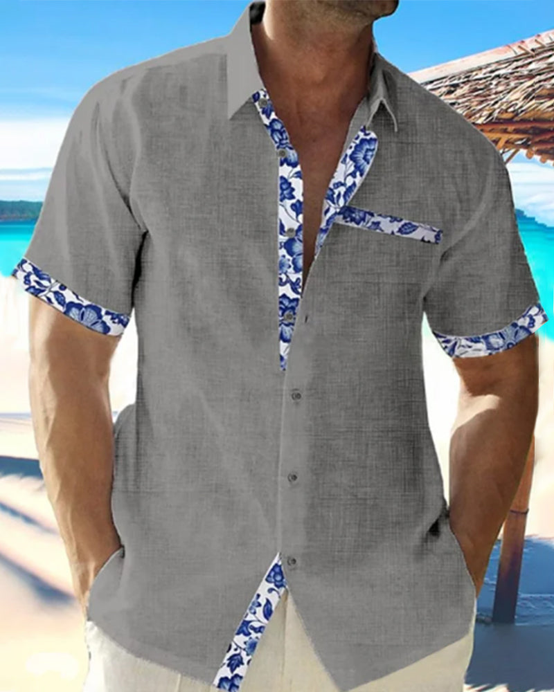 Francisco-Camisa de algodón y lino