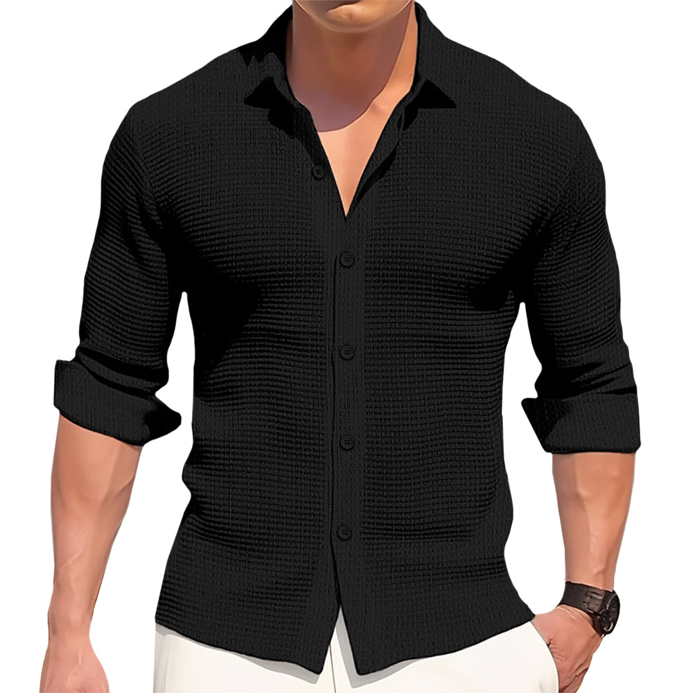Carlos- Camisa de algodón elegante