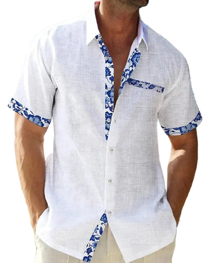 Francisco-Camisa de algodón y lino