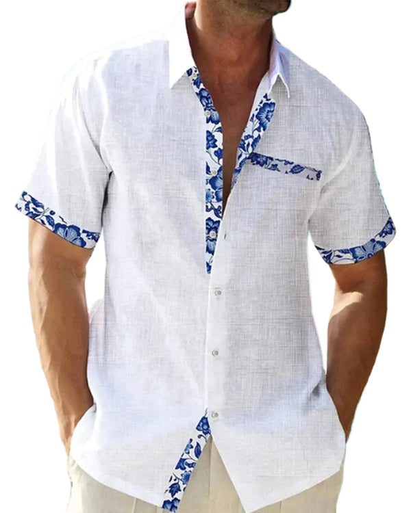 Francisco-Camisa de algodón y lino