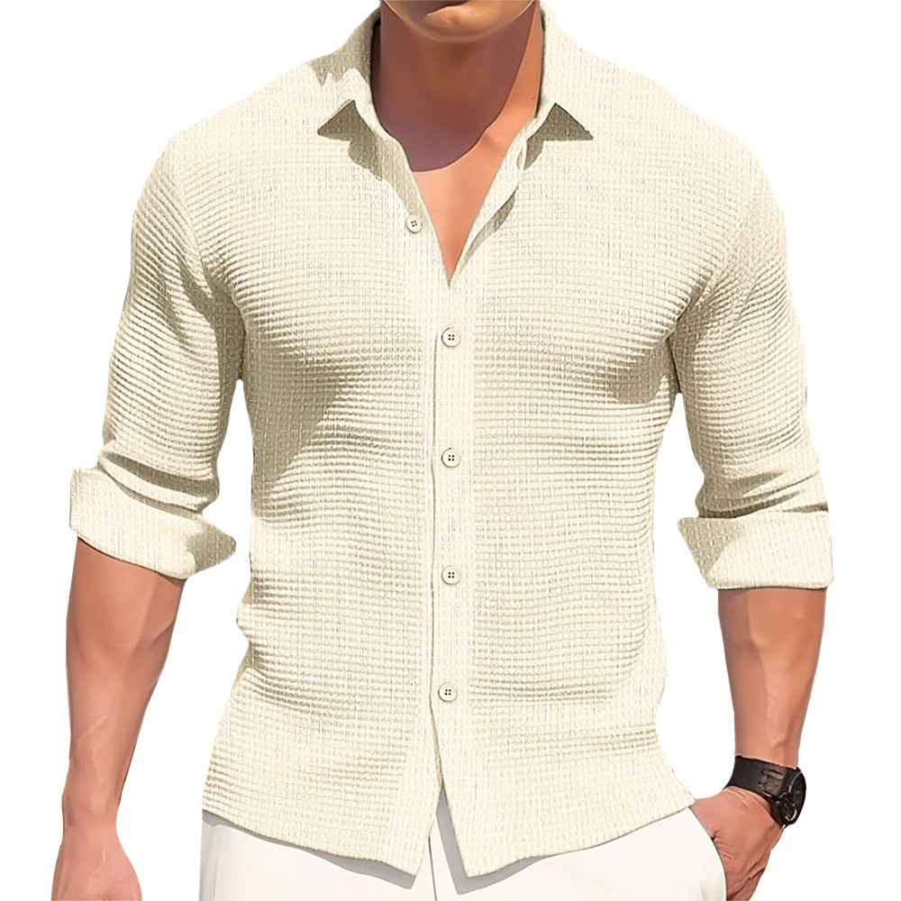 Carlos- Camisa de algodón elegante