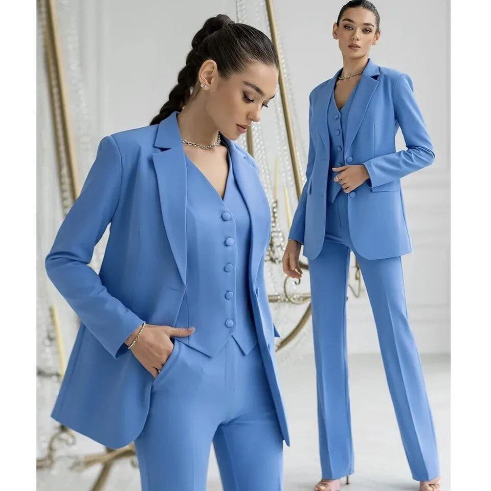 Lia-Traje "Safira" (chaqueta, pantalón y chaleco)