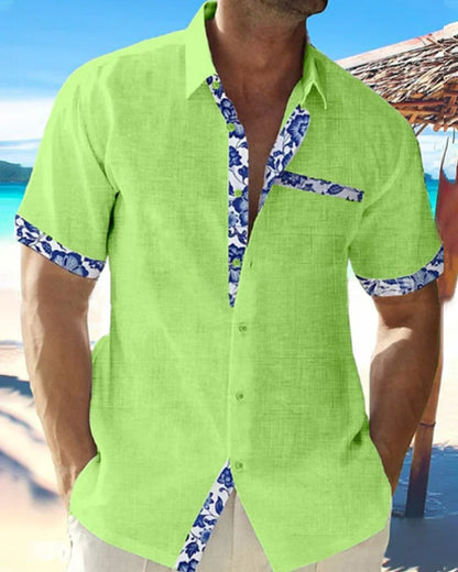 Francisco-Camisa de algodón y lino