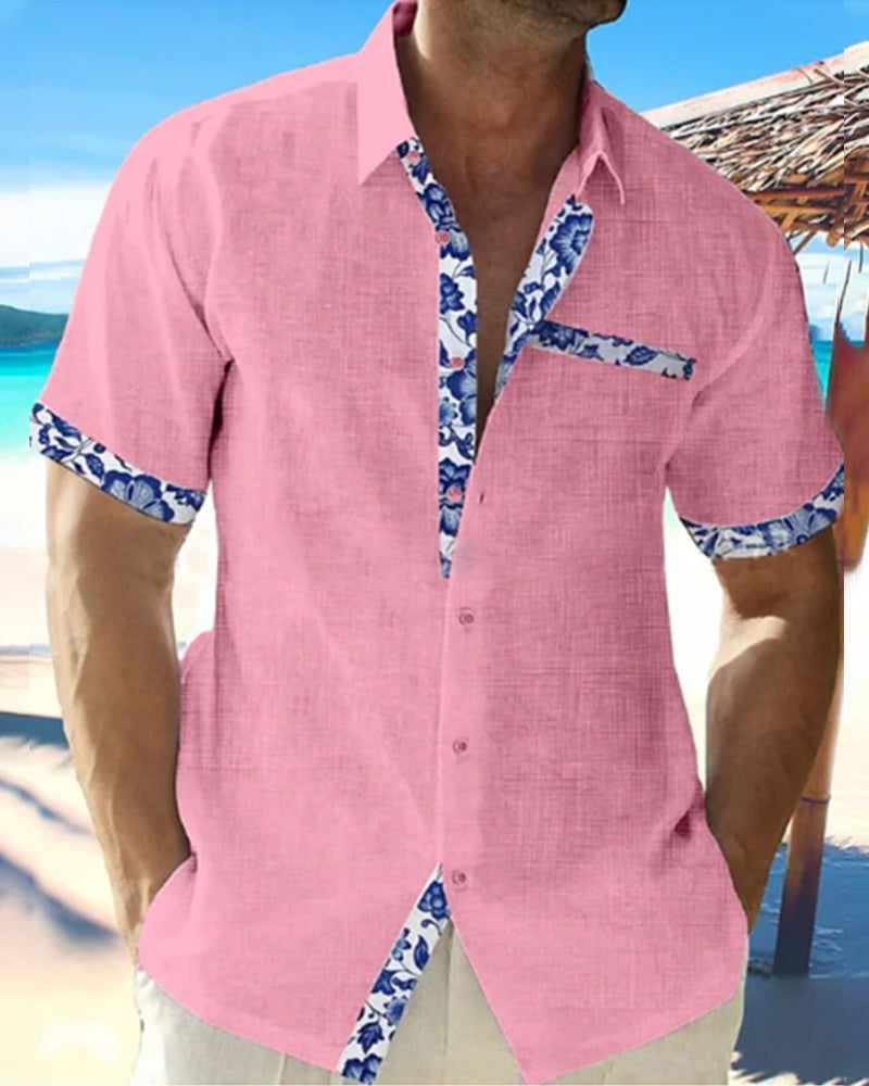 Francisco-Camisa de algodón y lino