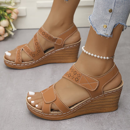 Prudy | Sandalias de Cuña Acolchadas