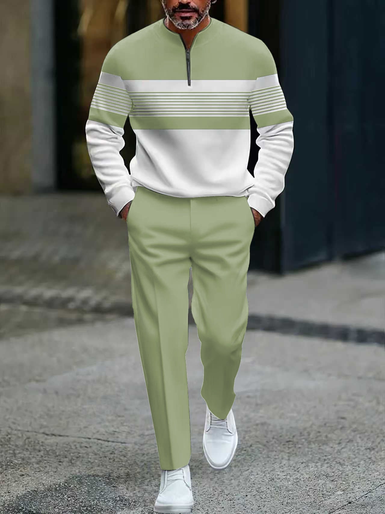Albert-Conjunto para hombre: suéter y pantalón.
