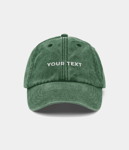 Gorra lavada personalizada.