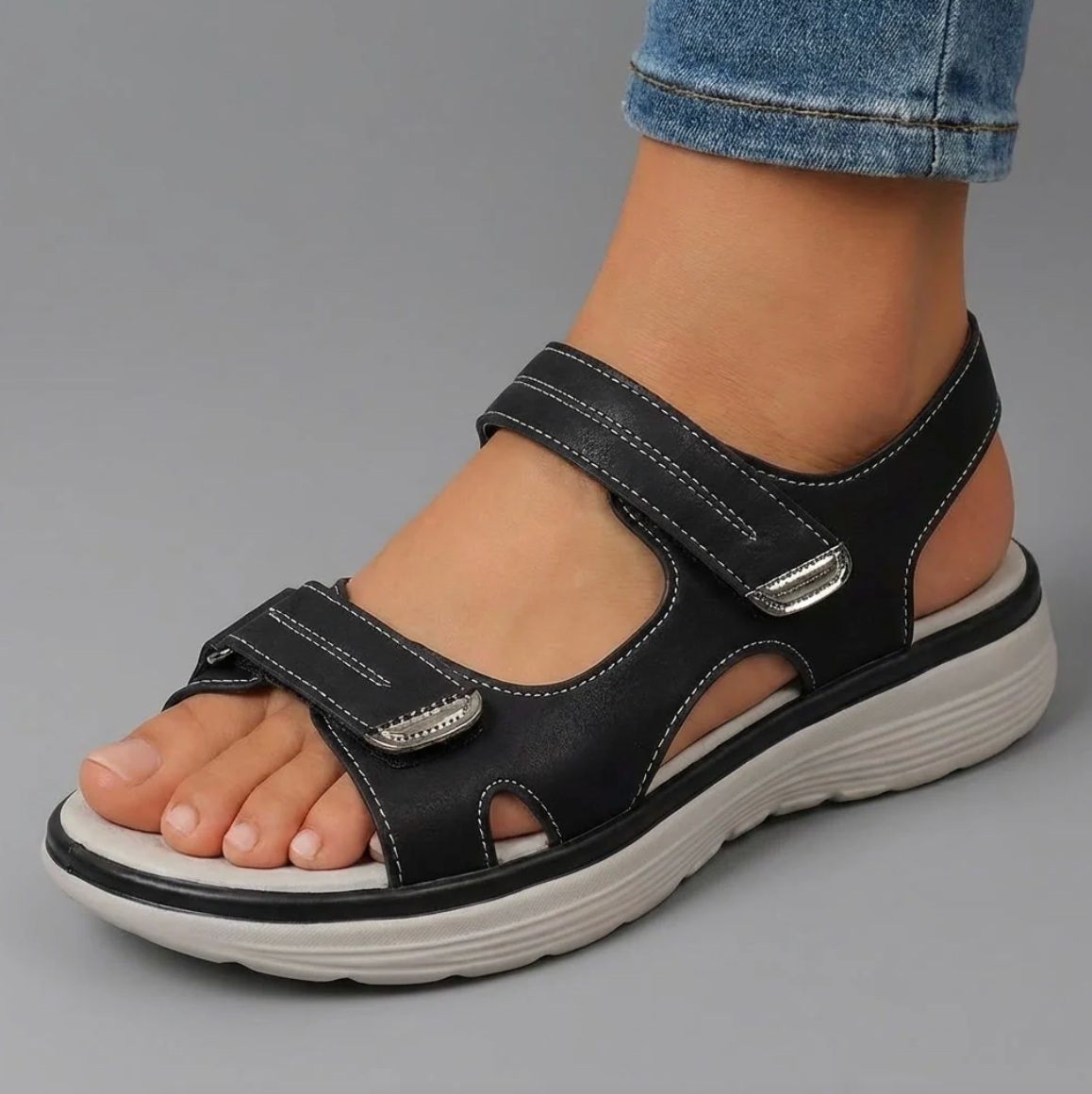 Noreen | Sandalias Ajustables de Confort