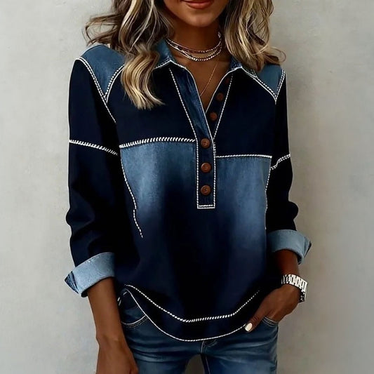 Ali-Blusa vintage casual