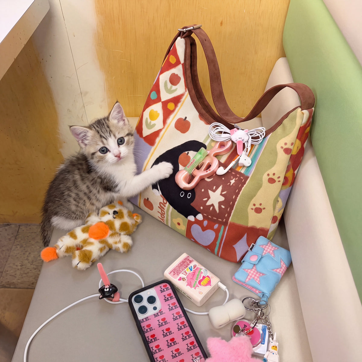 Bolso bandolera Mirano Cat Art