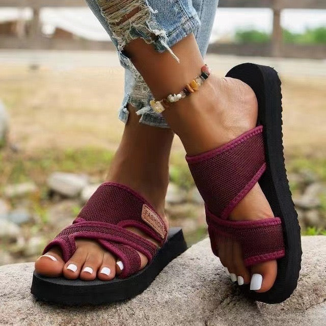 Nadette | Sandalias Slide Acolchadas de Confort