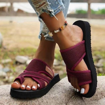 Nadette | Sandalias Slide Acolchadas de Confort