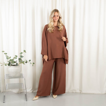 Conjunto Colette, color café