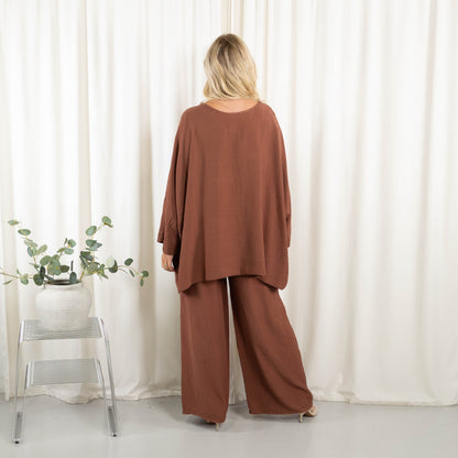 Conjunto Colette, color café