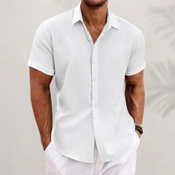 Jonathan-Camisa de lino clásica