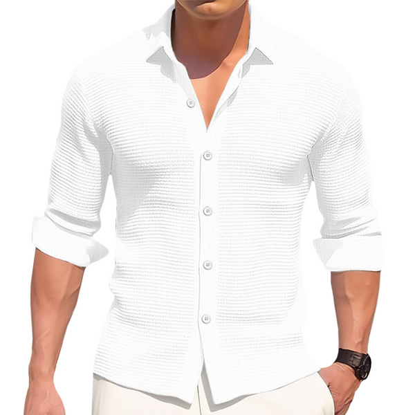 Carlos- Camisa de algodón elegante