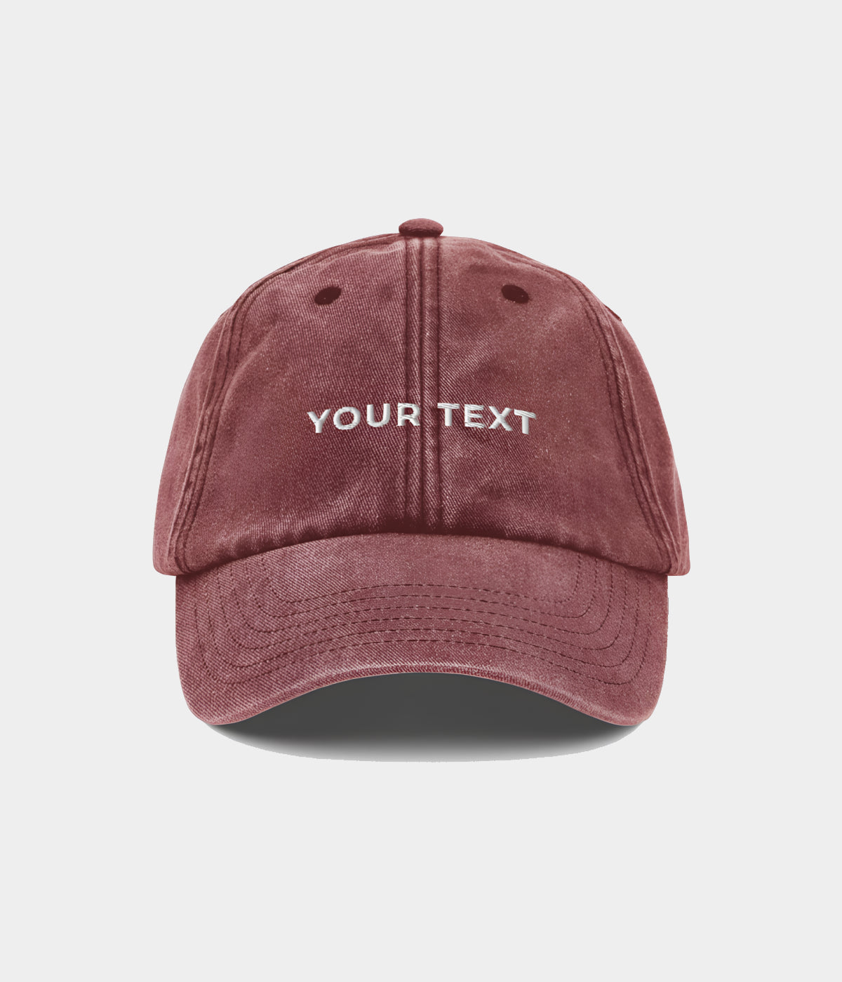 Gorra lavada personalizada.