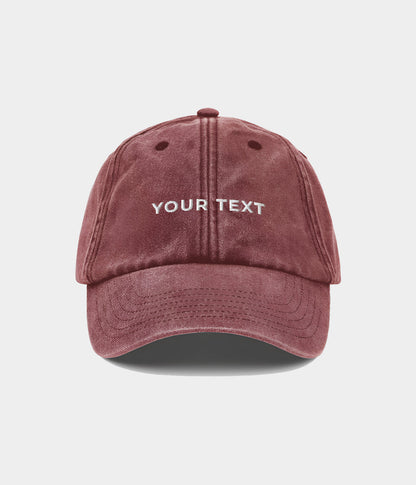 Gorra lavada personalizada.