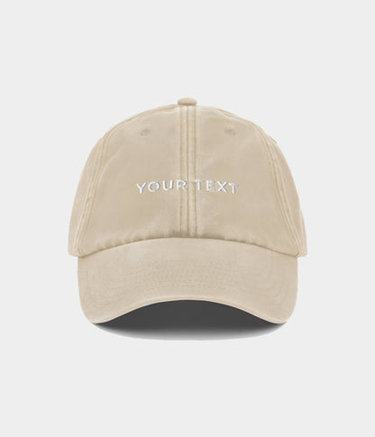 Gorra lavada personalizada.