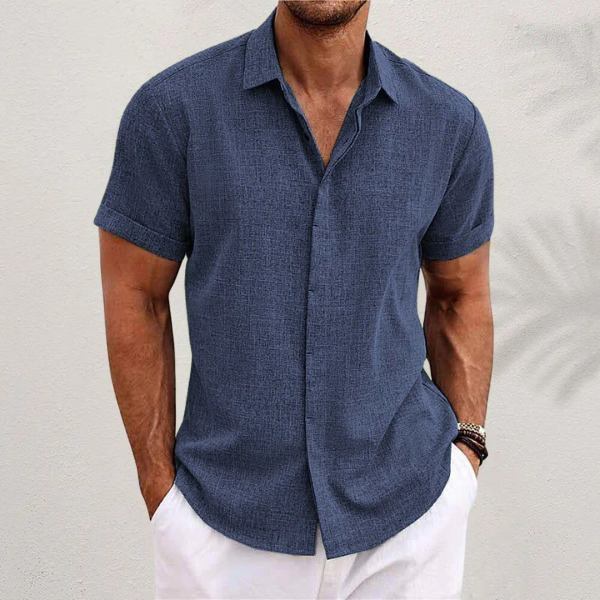 Jonathan-Camisa de lino clásica