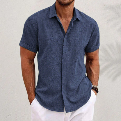 Jonathan-Camisa de lino clásica