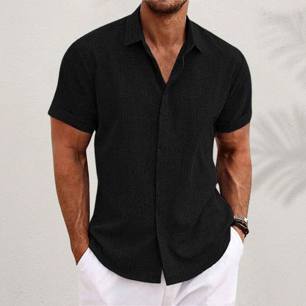 Jonathan-Camisa de lino clásica