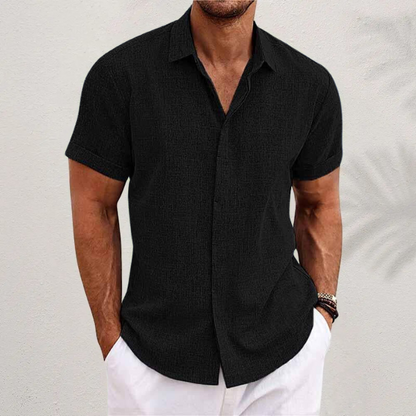 Jonathan-Camisa de lino clásica