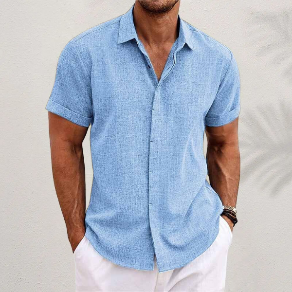 Jonathan-Camisa de lino clásica