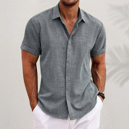 Jonathan-Camisa de lino clásica