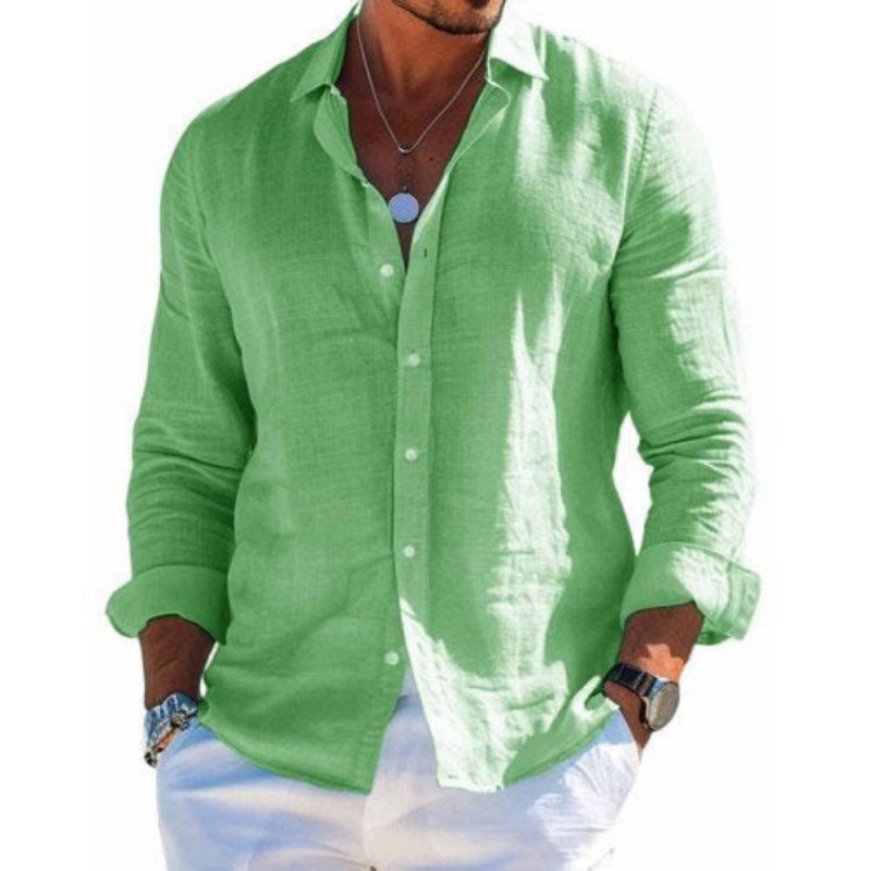 Manue- Camisa elegante en tejido transpirable