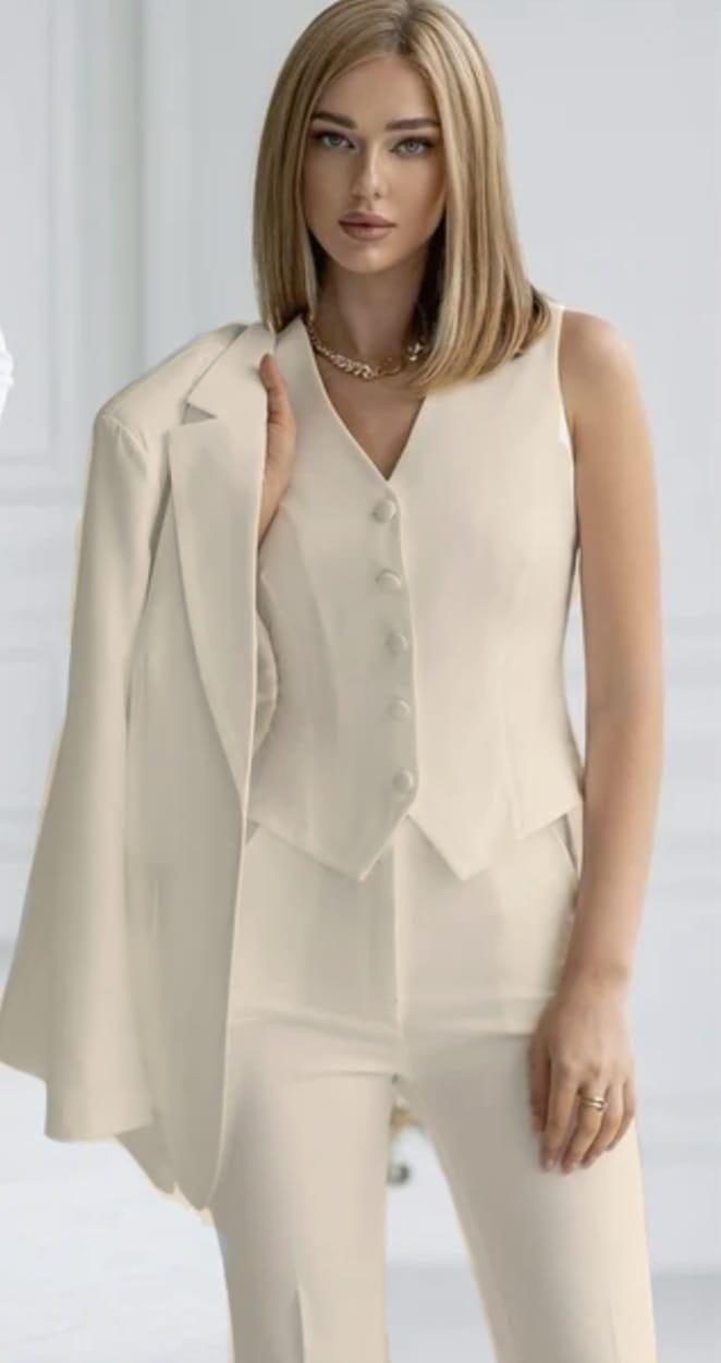 Lia-Traje "Safira" (chaqueta, pantalón y chaleco)