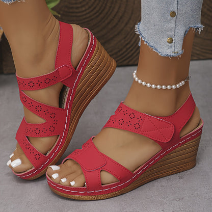 Prudy | Sandalias de Cuña Acolchadas