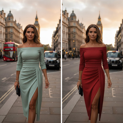 Sofia - El vestido largo vuelve a estar de moda con un corte fluido y elegante