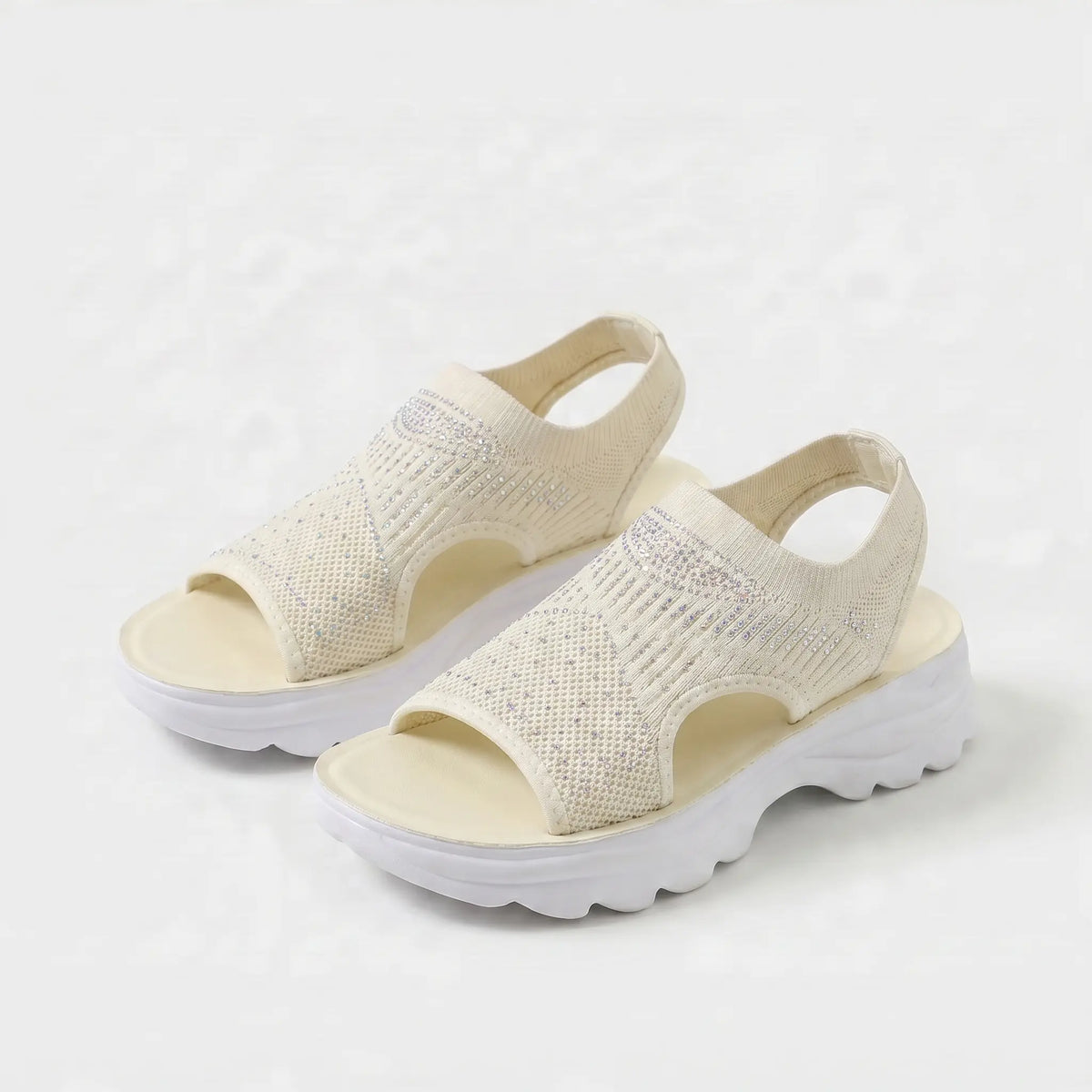 Brenna | Sandalias Acolchadas sin Cordones