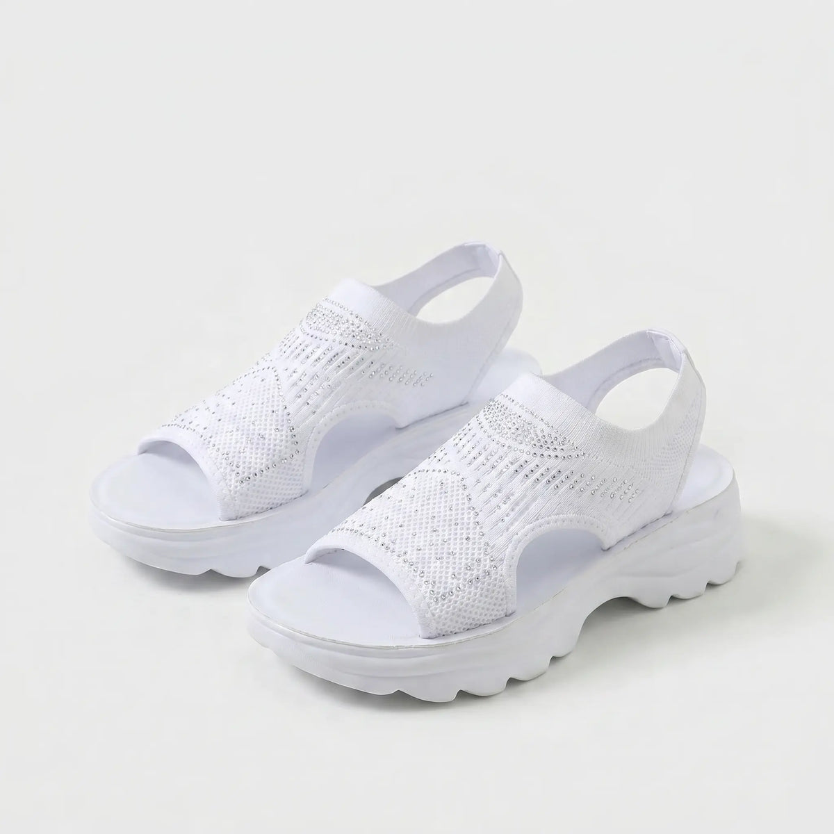 Brenna | Sandalias Acolchadas sin Cordones