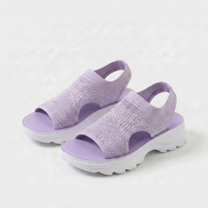 Brenna | Sandalias Acolchadas sin Cordones