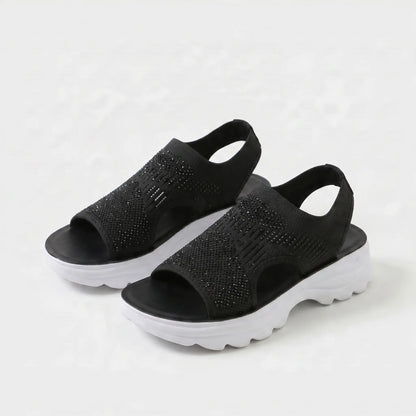 Brenna | Sandalias Acolchadas sin Cordones