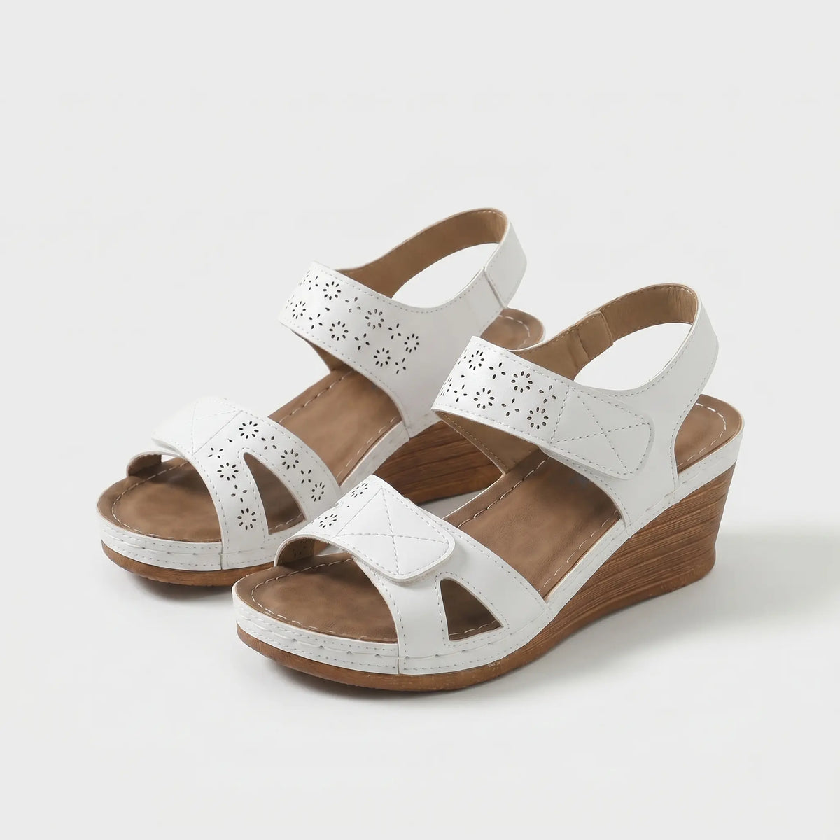 Prudy | Sandalias de Cuña Acolchadas