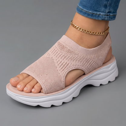 Brenna | Sandalias Acolchadas sin Cordones
