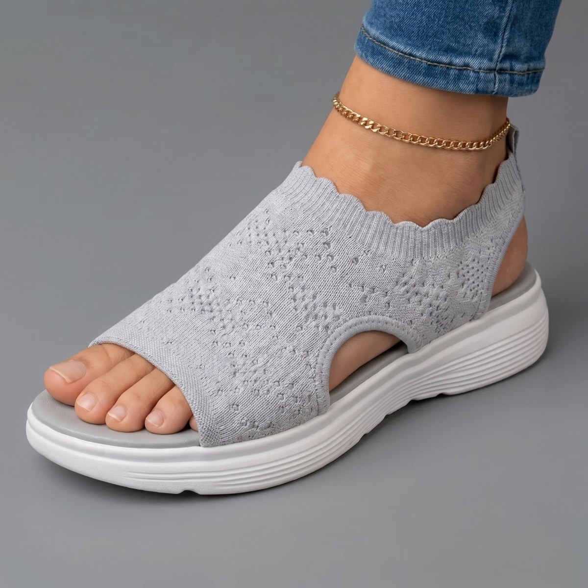Prisca | Sandalias Acolchadas de Confort