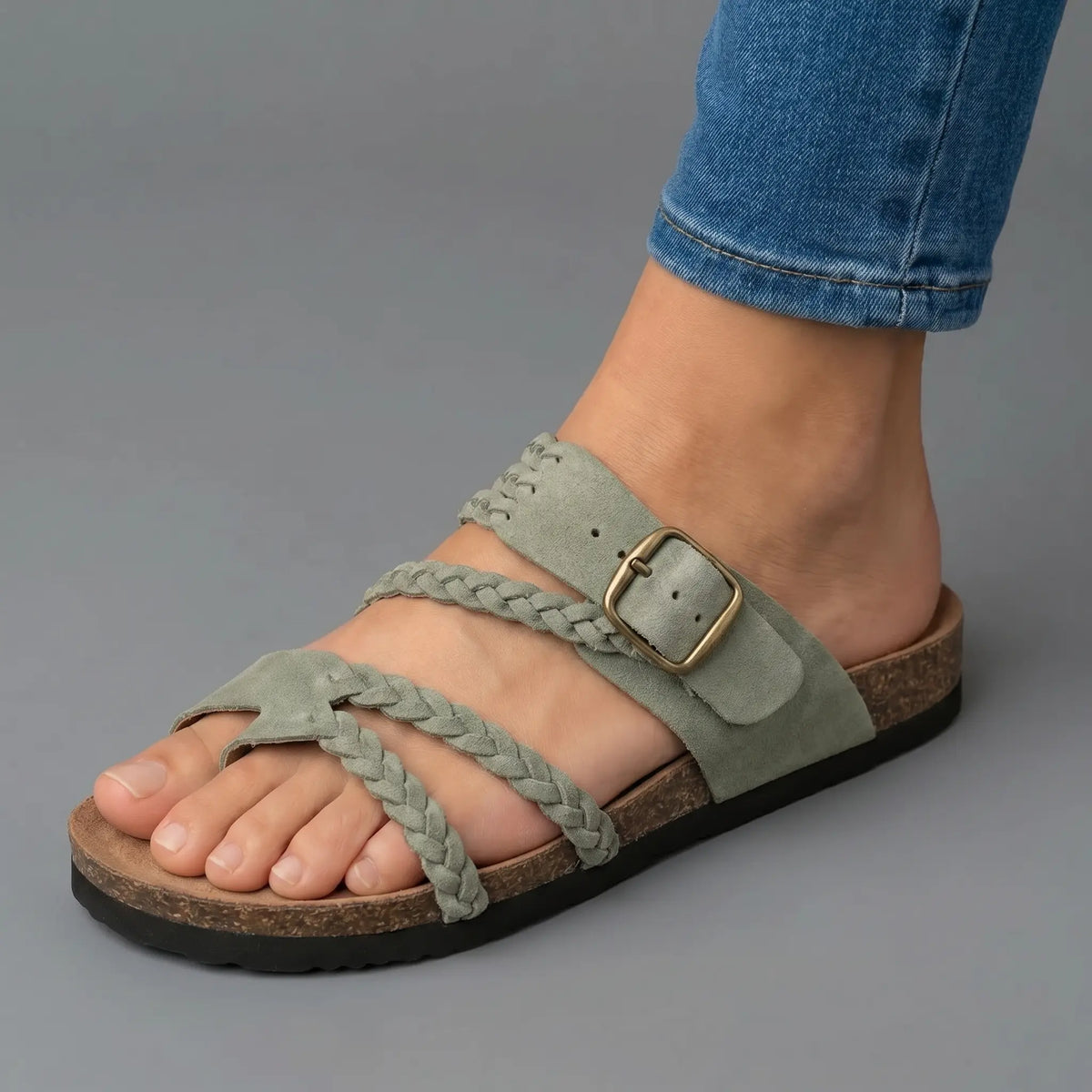 Everett | Sandalias Trenzadas de Confort