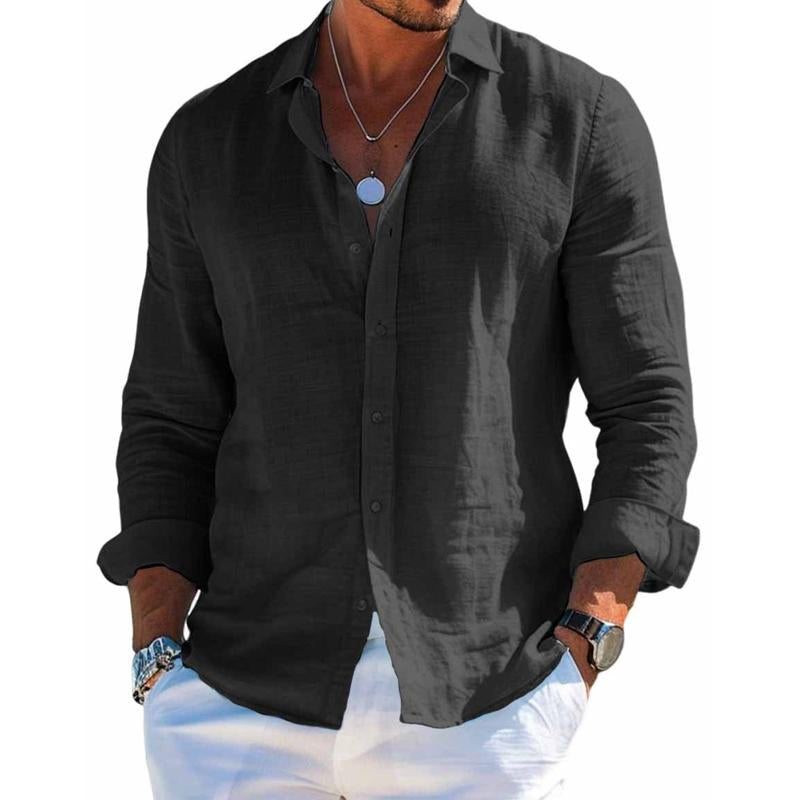 Manue- Camisa elegante en tejido transpirable