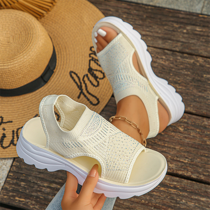 Brenna | Sandalias Acolchadas sin Cordones